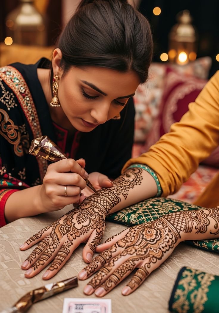 arabic design simple mehendi